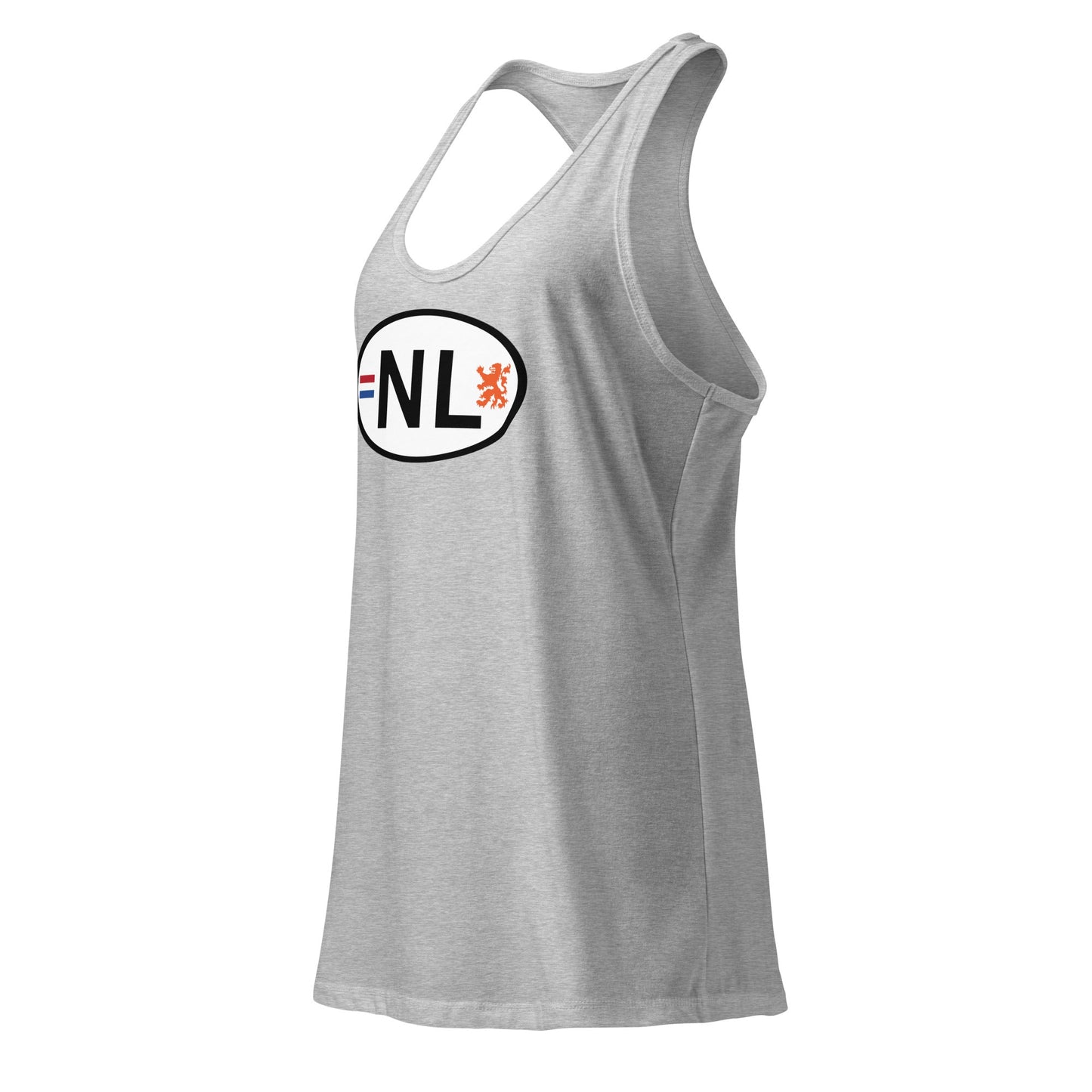 NL - Camiseta sin mangas ajustada de espalda nadadora para mujer