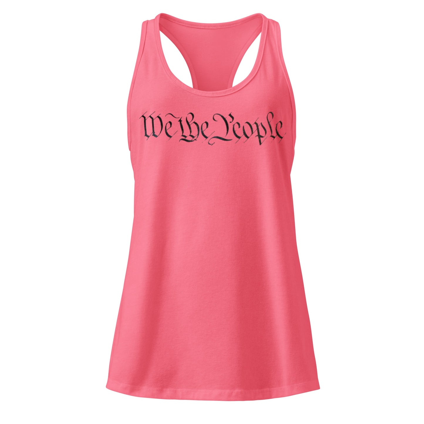We the People - Camiseta sin mangas ajustada con espalda deportiva para mujer