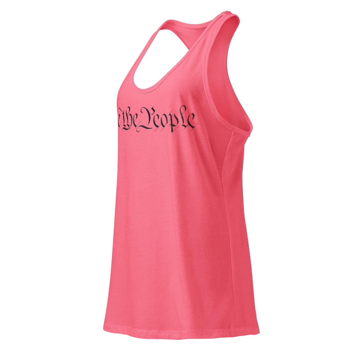 We the People - Camiseta sin mangas ajustada con espalda deportiva para mujer