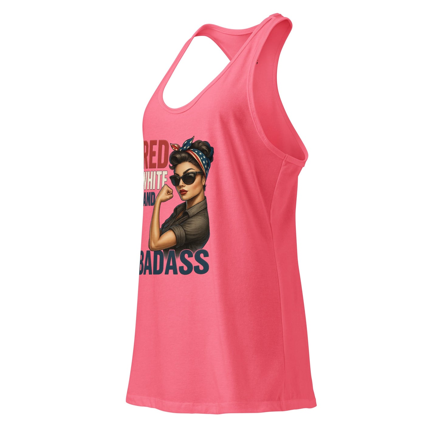 RWB racerback tank top