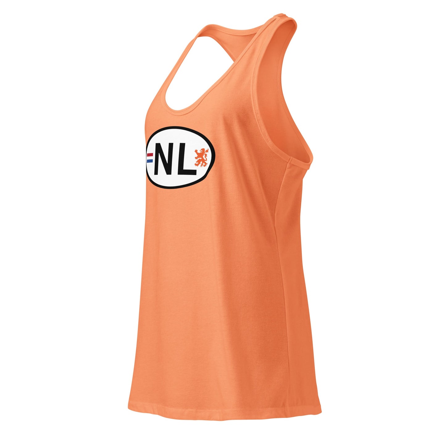NL - Camiseta sin mangas ajustada de espalda nadadora para mujer