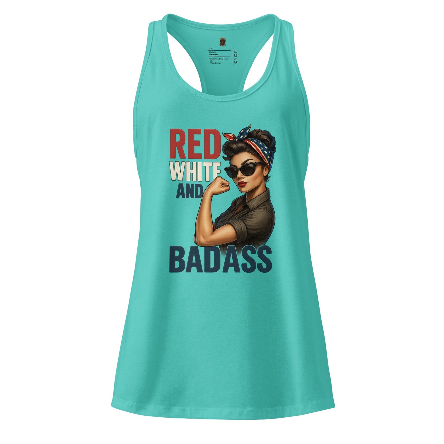 RWB racerback tank top