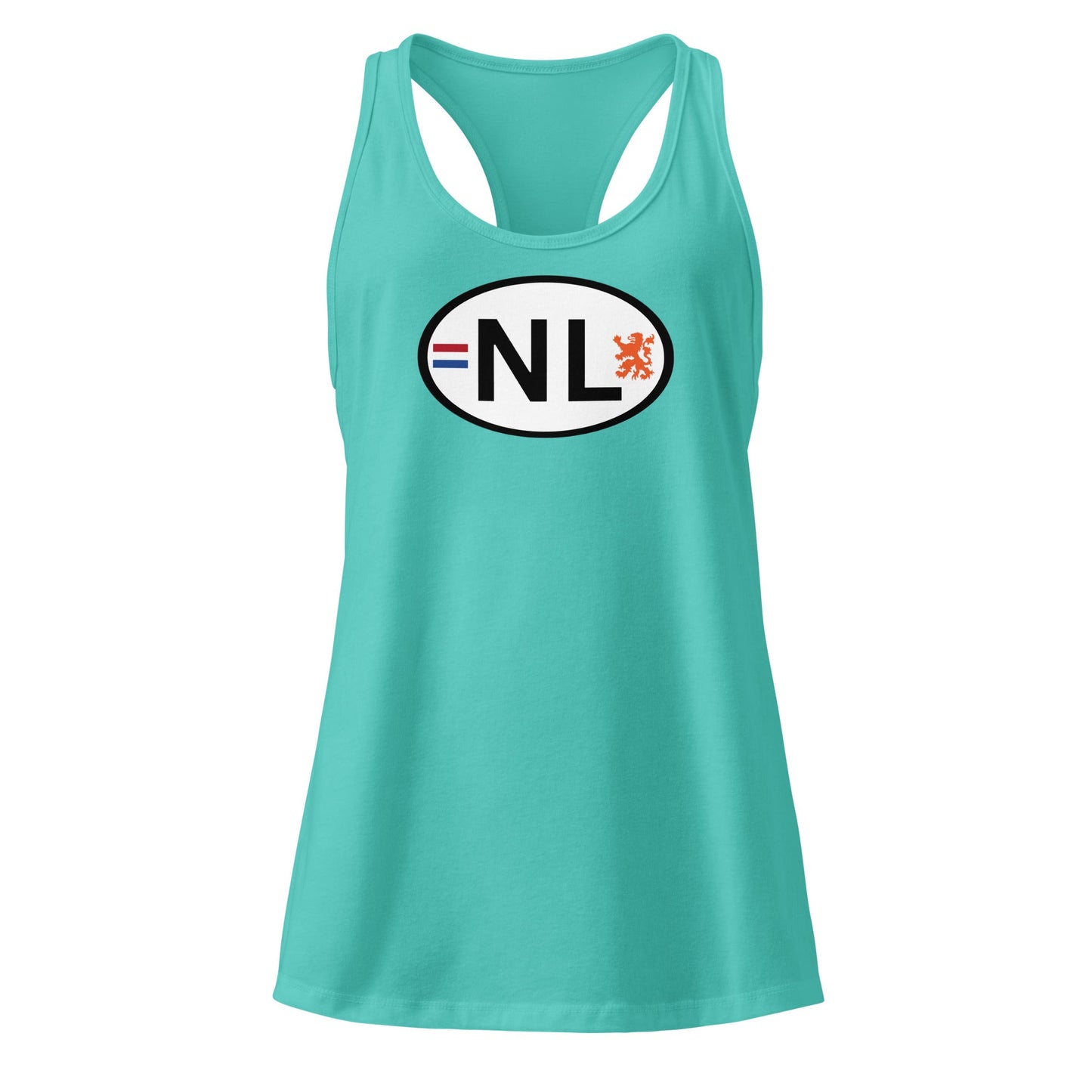 NL - Camiseta sin mangas ajustada de espalda nadadora para mujer