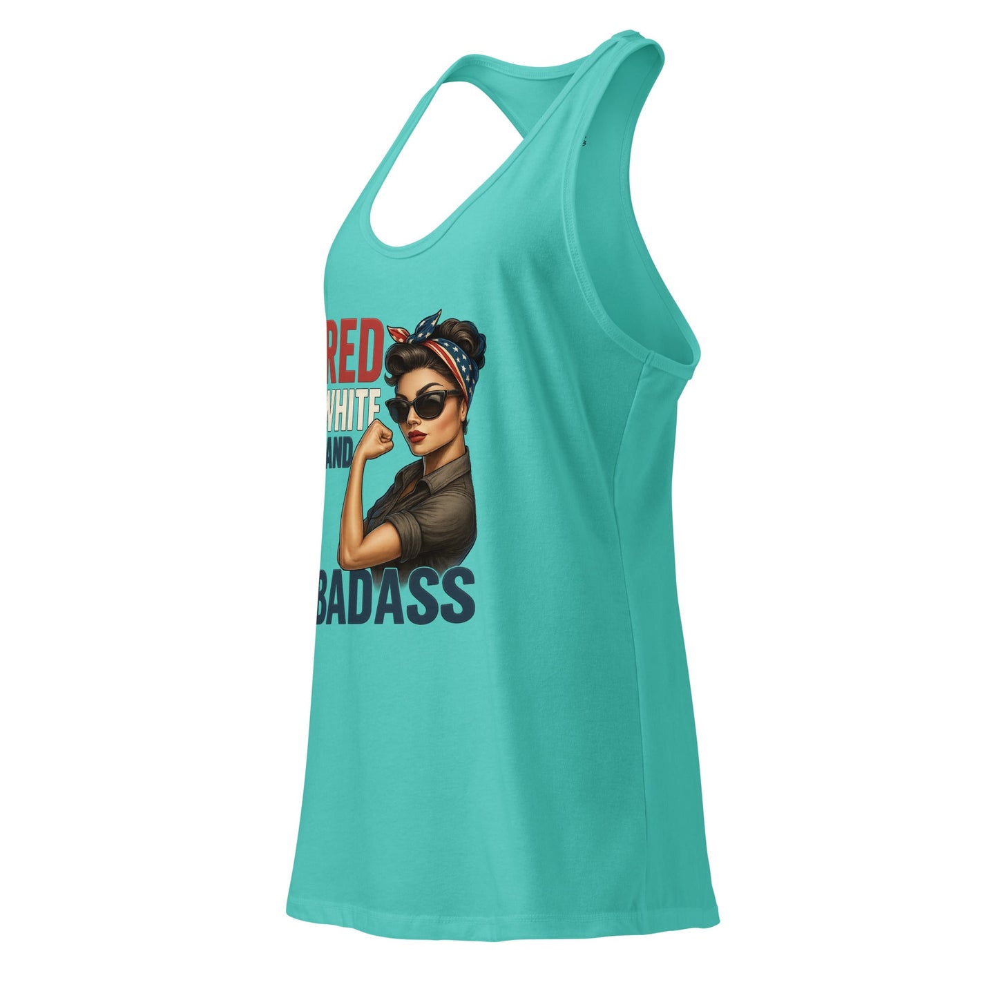 RWB racerback tank top