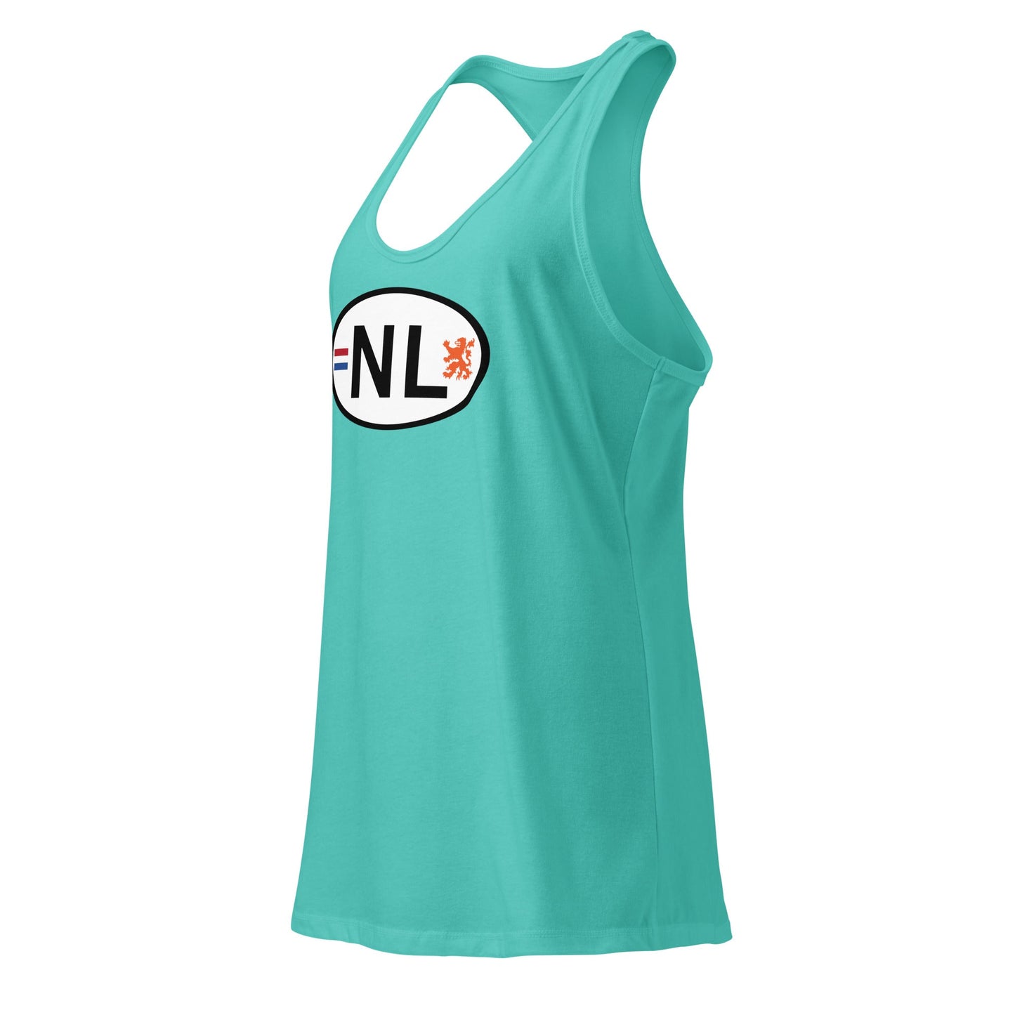 NL - Camiseta sin mangas ajustada de espalda nadadora para mujer