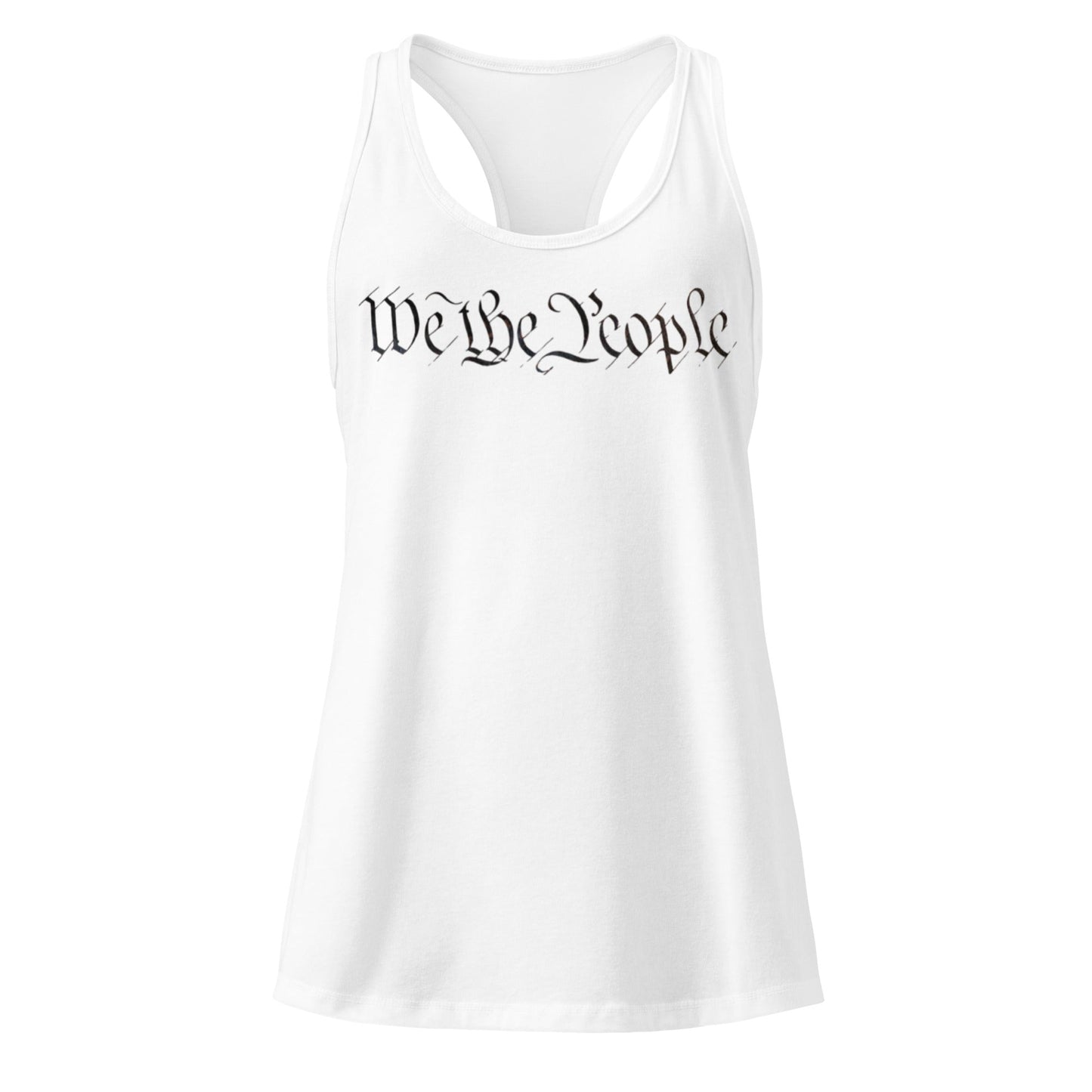 We the People - Camiseta sin mangas ajustada con espalda deportiva para mujer