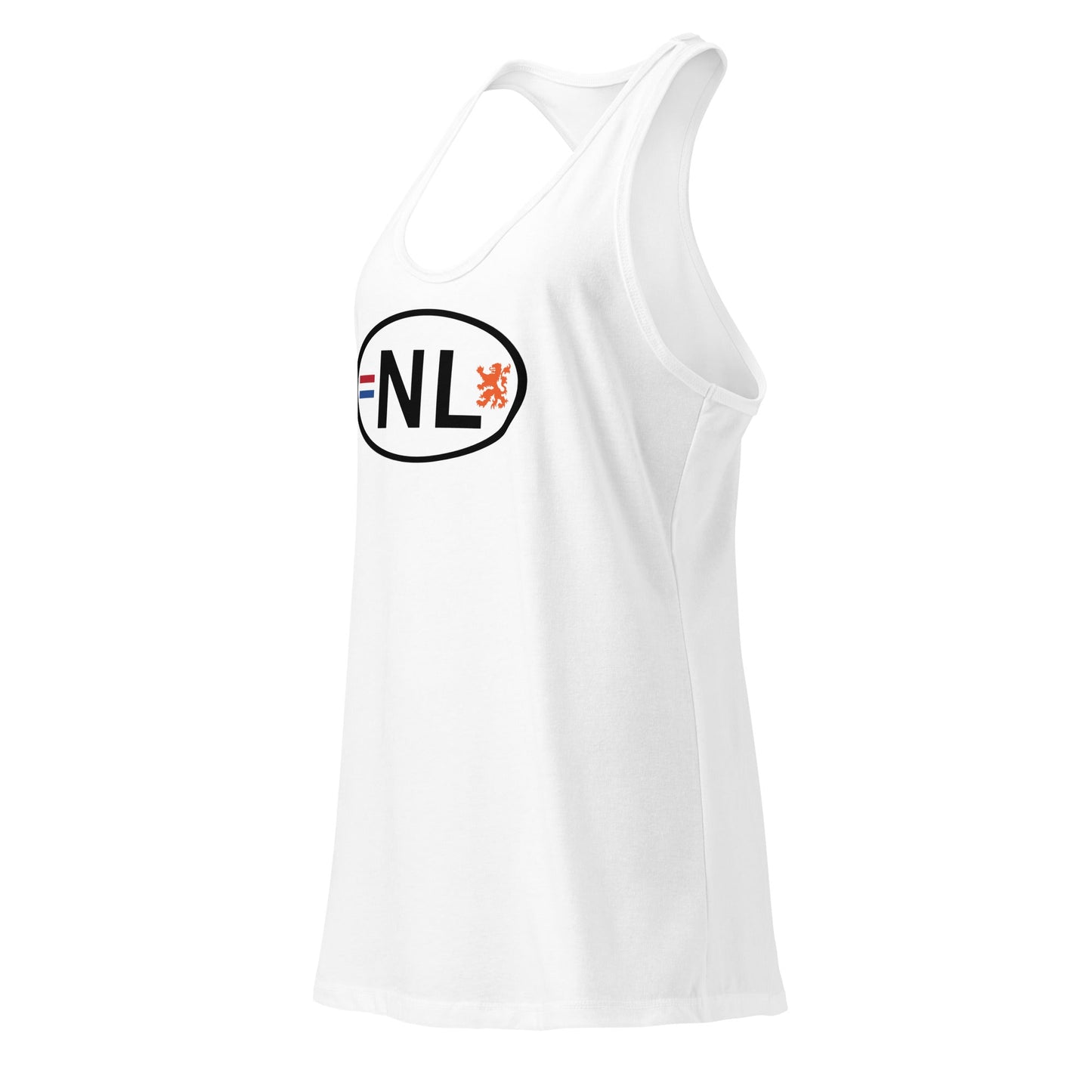 NL - Camiseta sin mangas ajustada de espalda nadadora para mujer