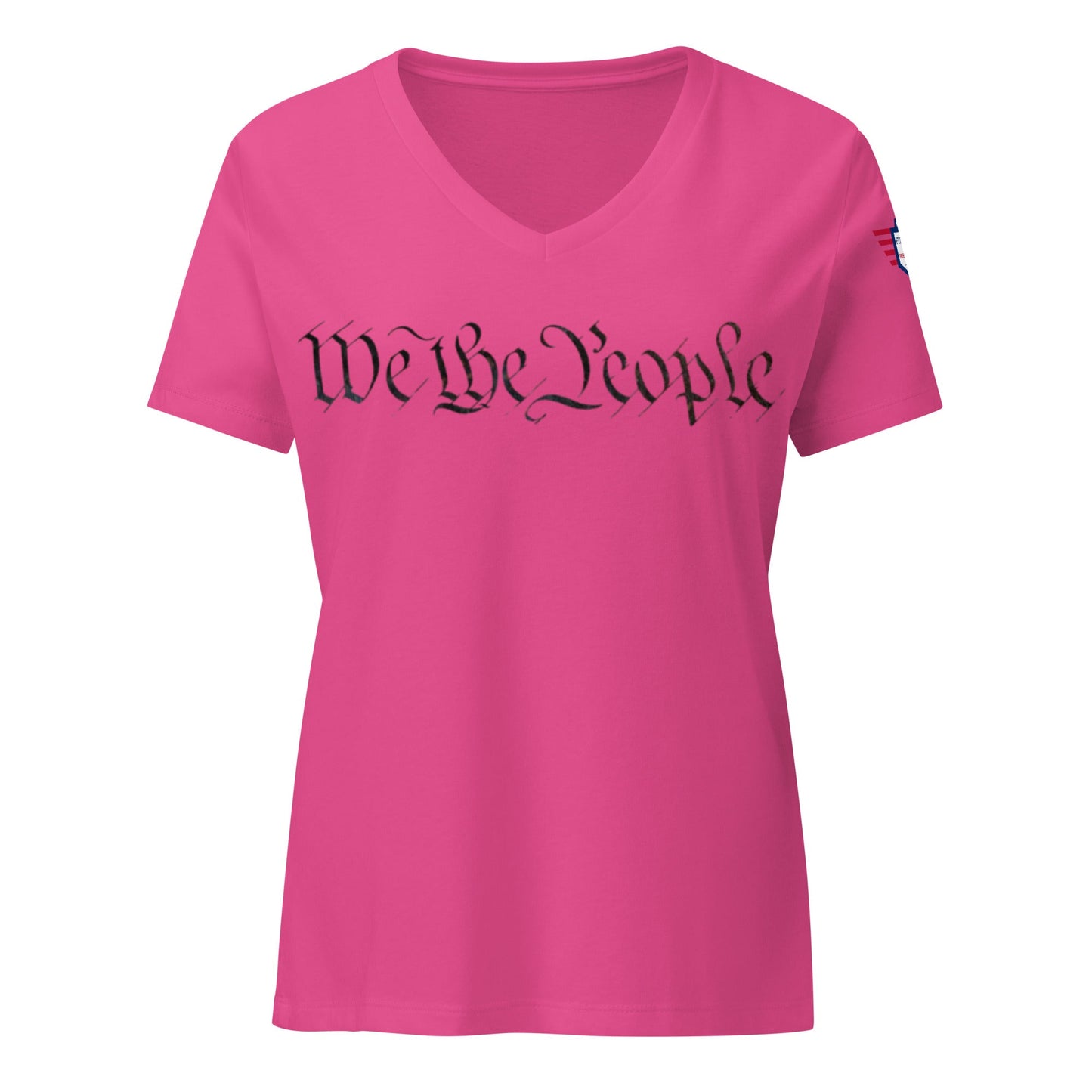 We the people - Women’s relaxed v-neck t-shirt