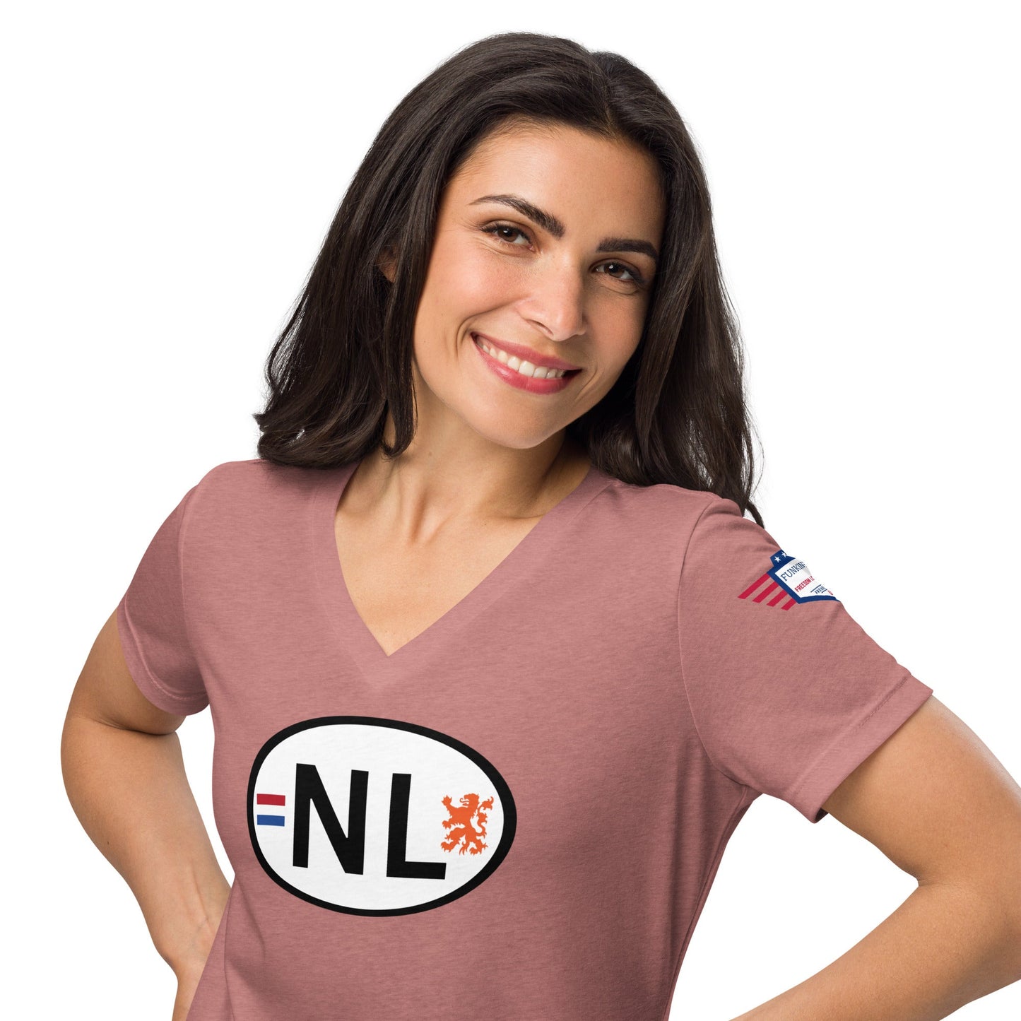NL - Women’s relaxed v-neck t-shirt