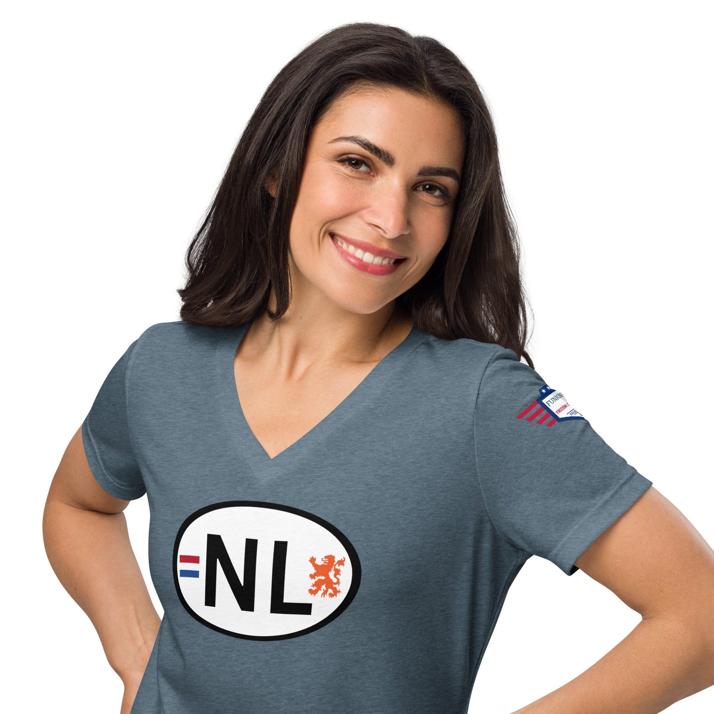NL - Women’s relaxed v-neck t-shirt