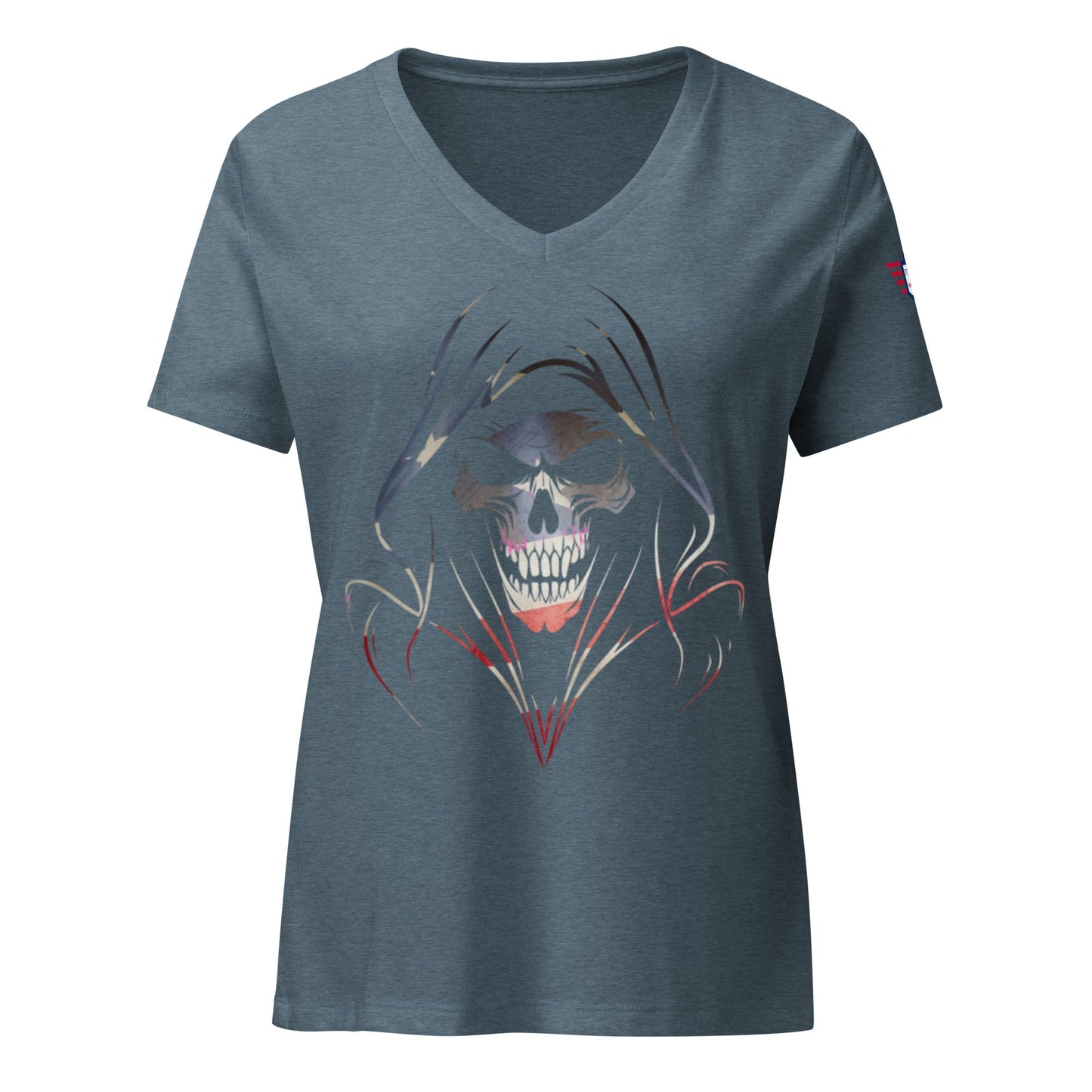 Reaper - camiseta ecológica con cuello en V