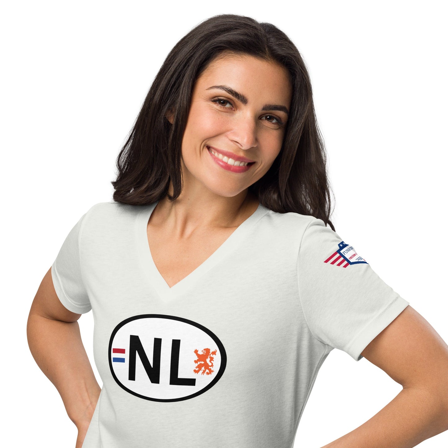 NL - Women’s relaxed v-neck t-shirt