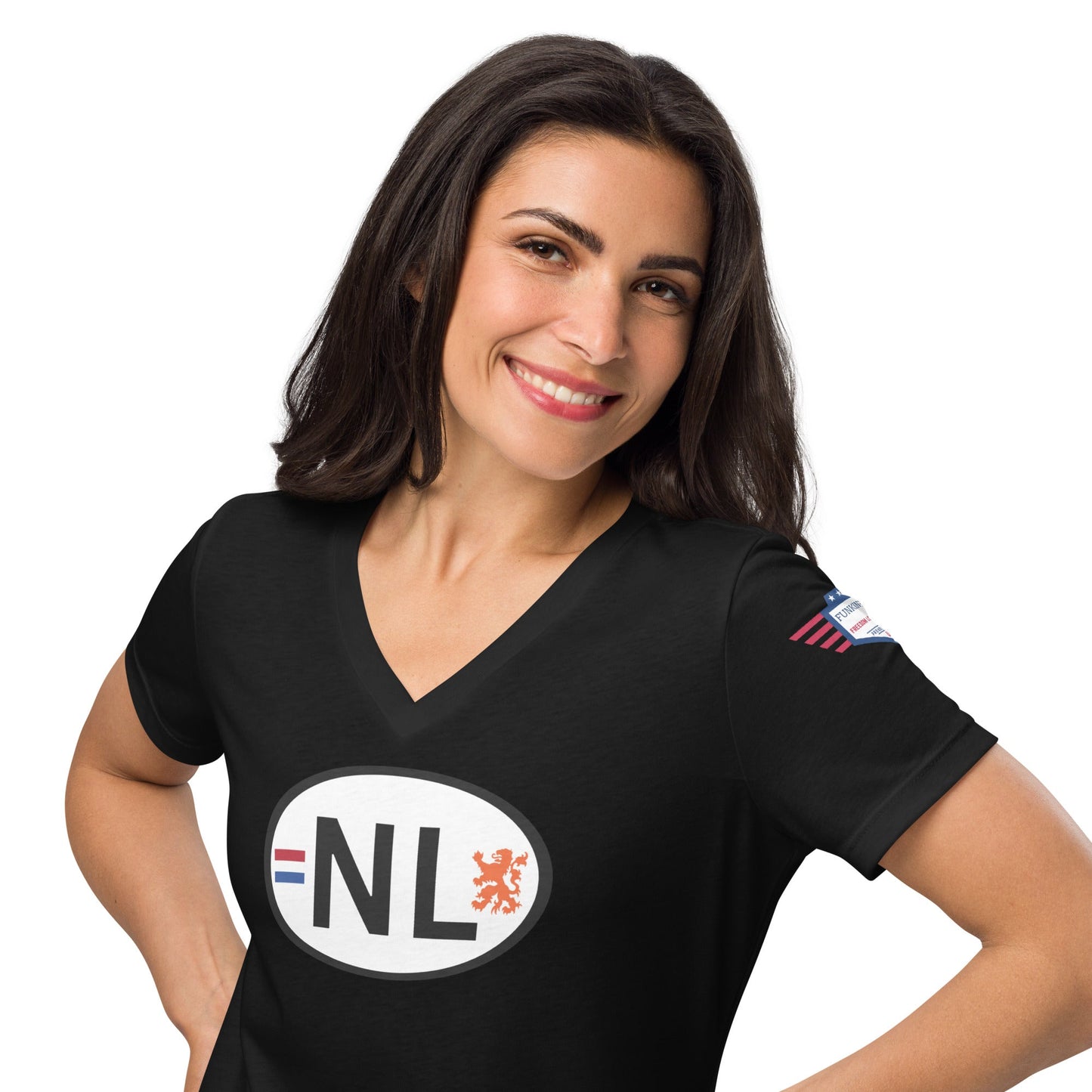 NL - Women’s relaxed v-neck t-shirt