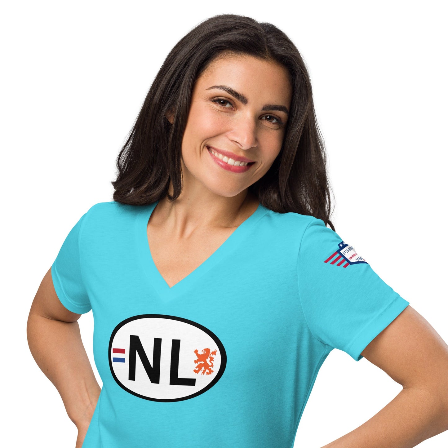 NL - Women’s relaxed v-neck t-shirt