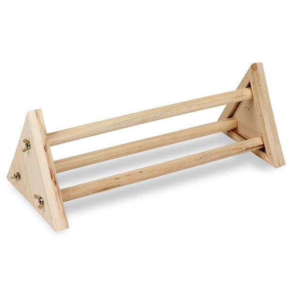 Wooden Baby Chick Perch - Chick Roosting Stand for Poultry