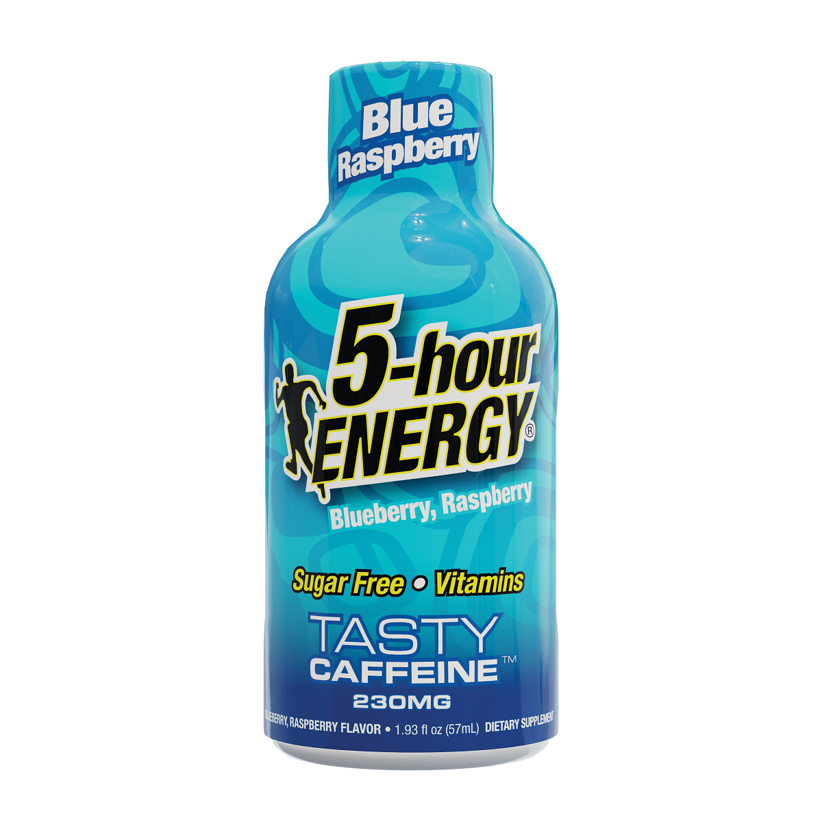 Paquete de 24 Bebidas Energéticas Extra Fuertes 5-hour ENERGY, sabor frambuesa azul, 1.93 fl oz