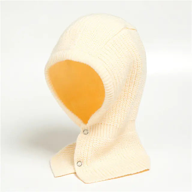 Women's Winter Knitted Cap and Warm Scarf Set