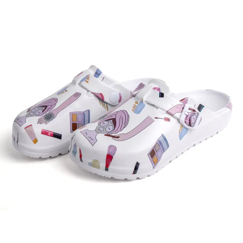 Zapatos de enfermera de dibujos animados para mujer