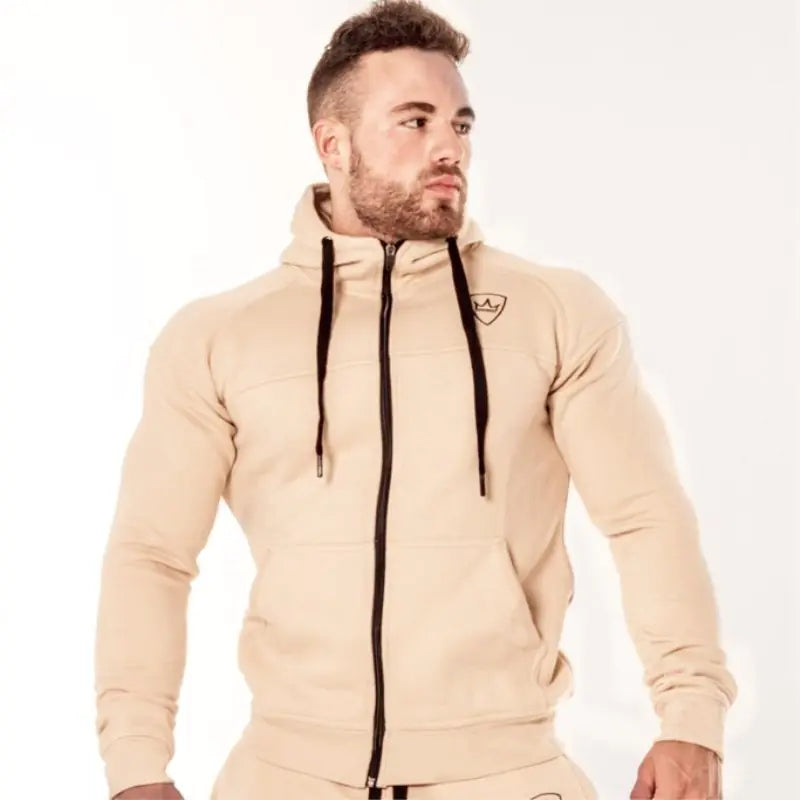 Winter Muscle Brothers Sports Hoodie Set