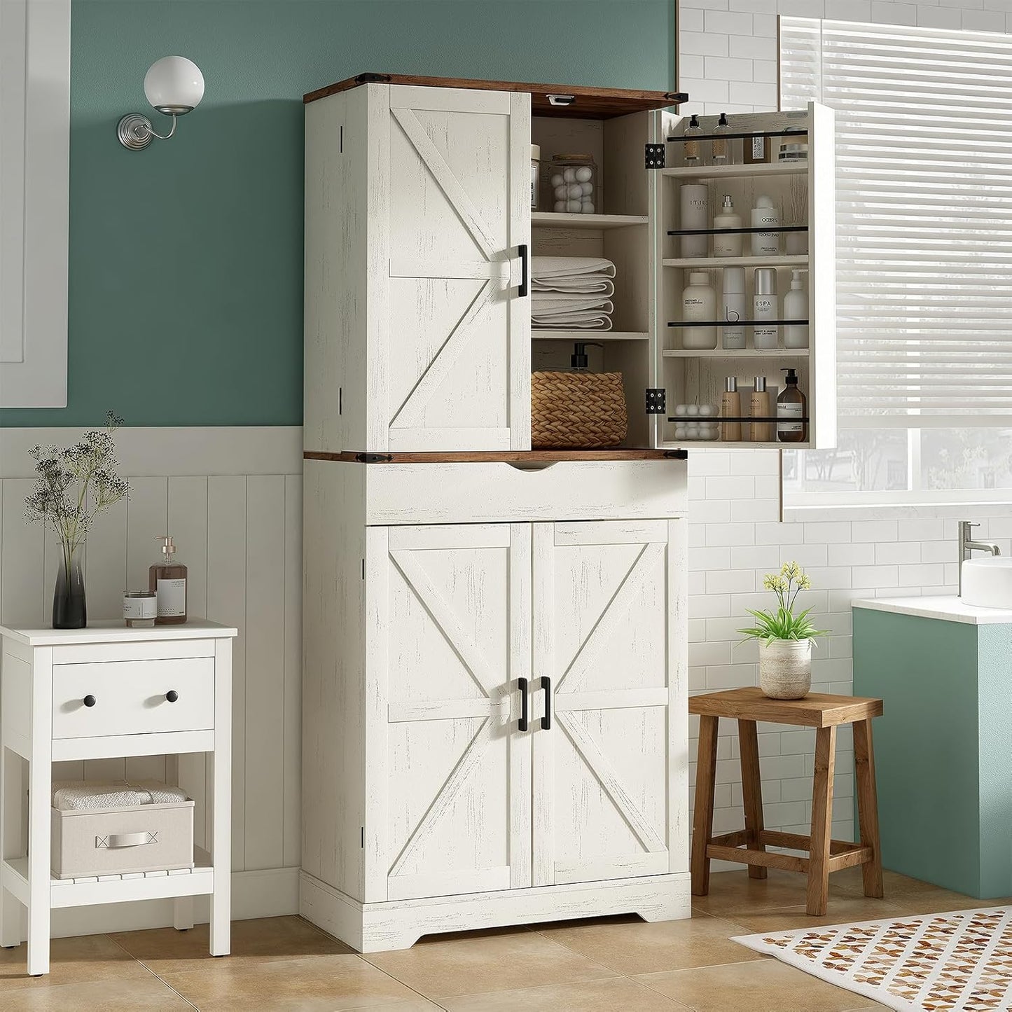 Vektaya US-SC001  72'' Tall Kitchen Storage Pantry Cabinet