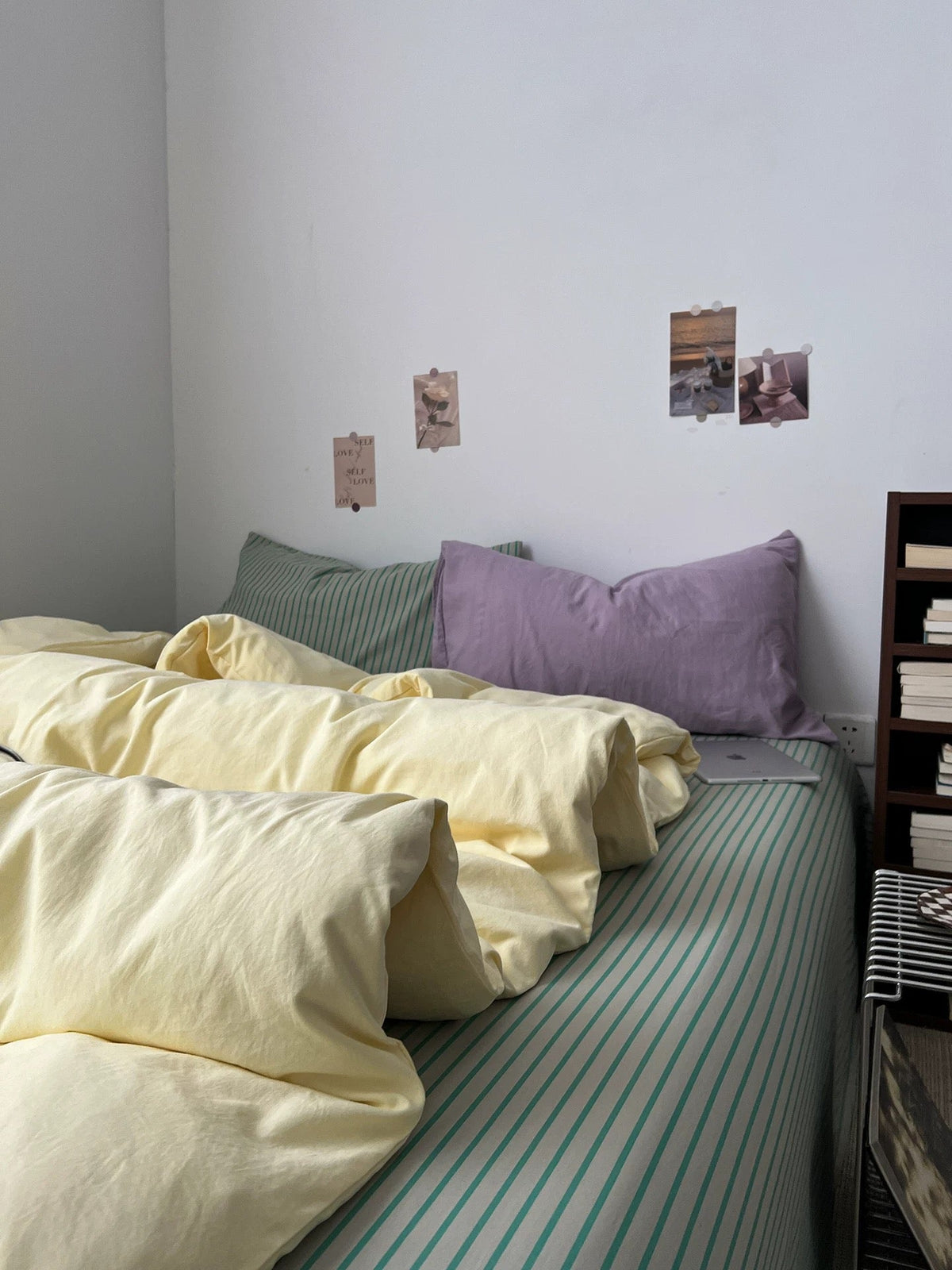 Yellow Sage Duvet Cover Set
