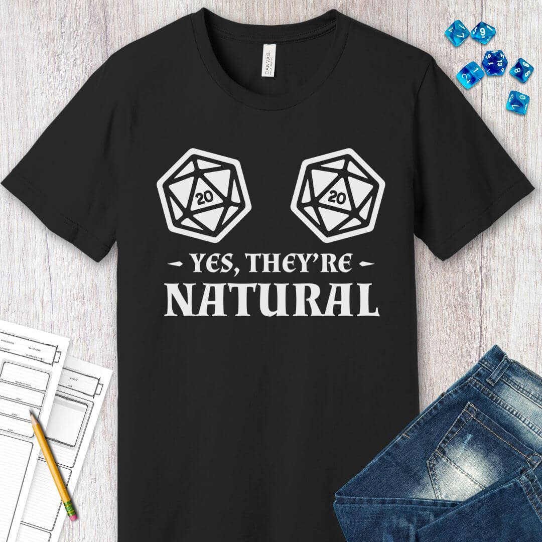 Sí, son naturales: camiseta de D&D