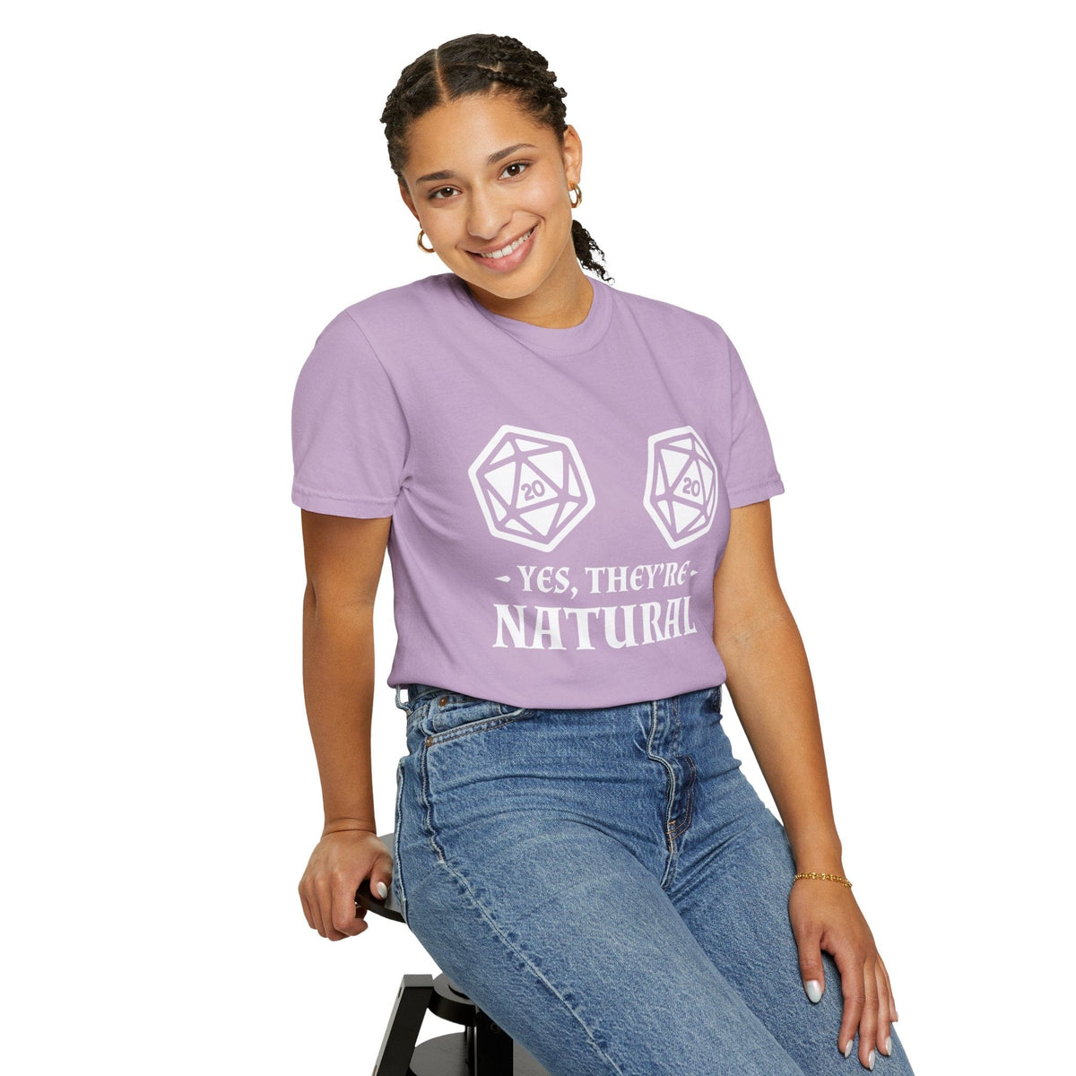 Yes They're Natural D&D Shirt - Comfort Colors