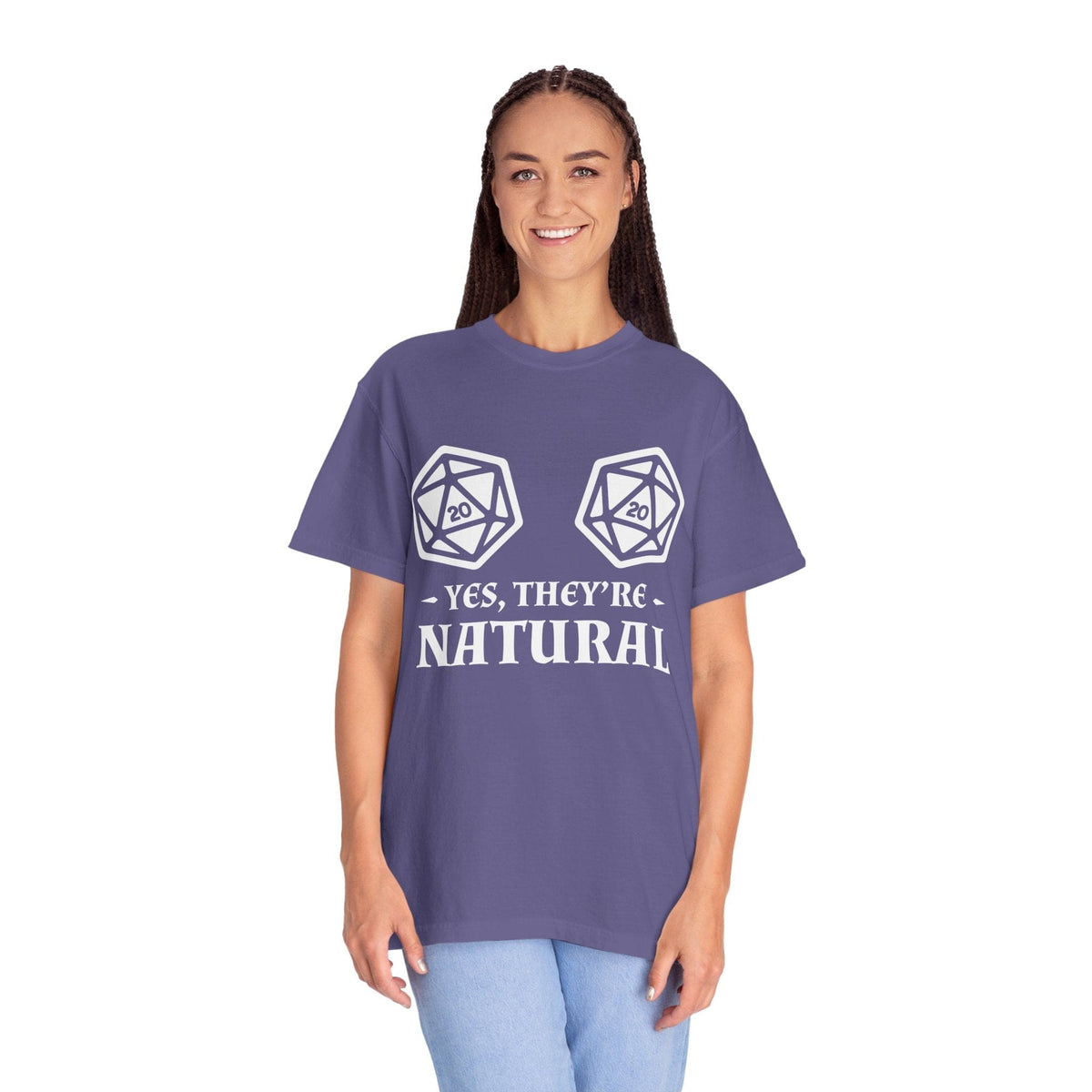 Yes They're Natural D&D Shirt - Comfort Colors