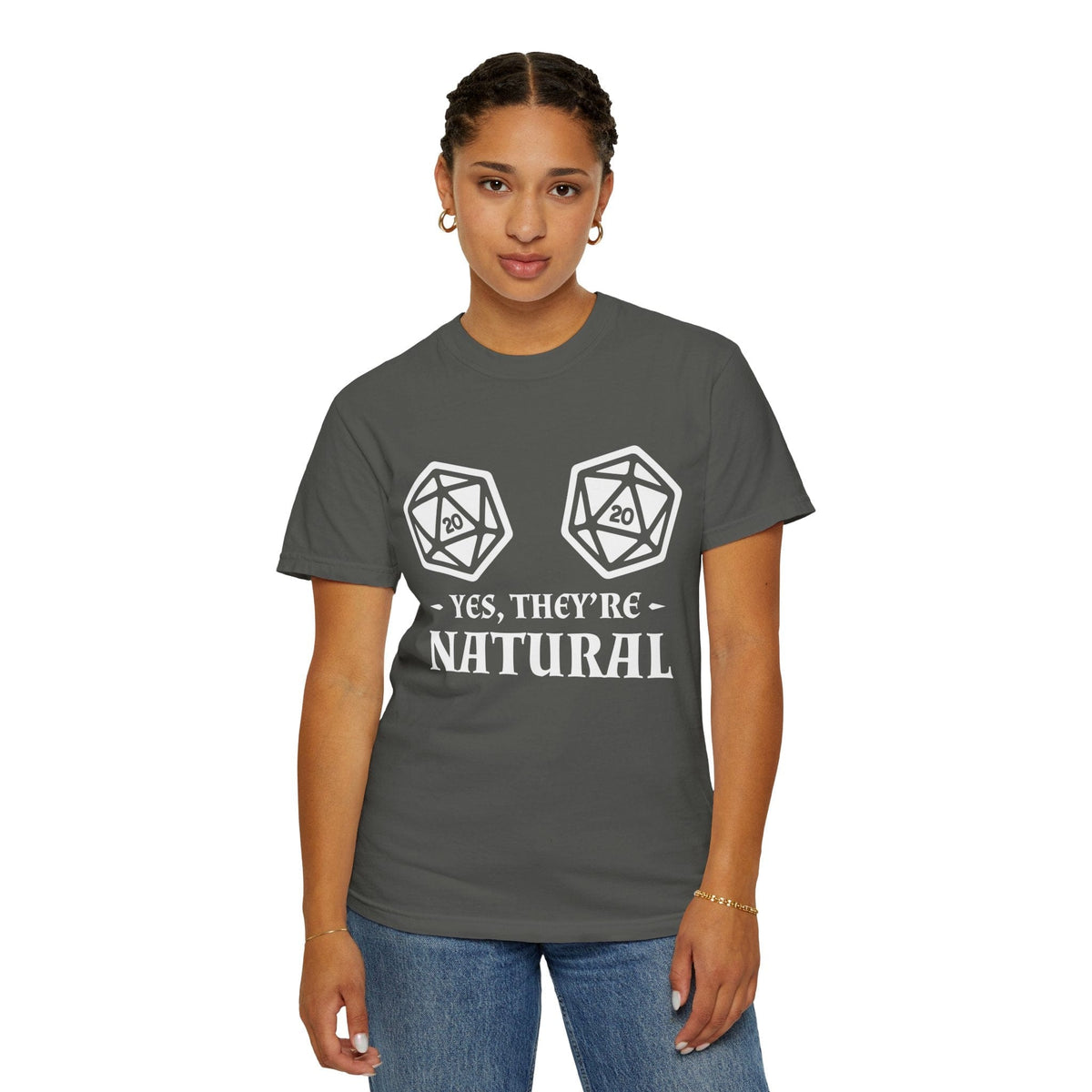 Yes They're Natural D&D Shirt - Comfort Colors