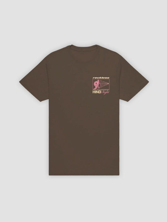Camiseta Hindsight - Marrón chocolate