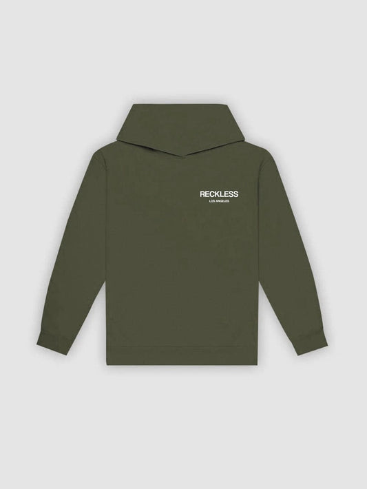 Sudadera clásica con capucha - Verde militar