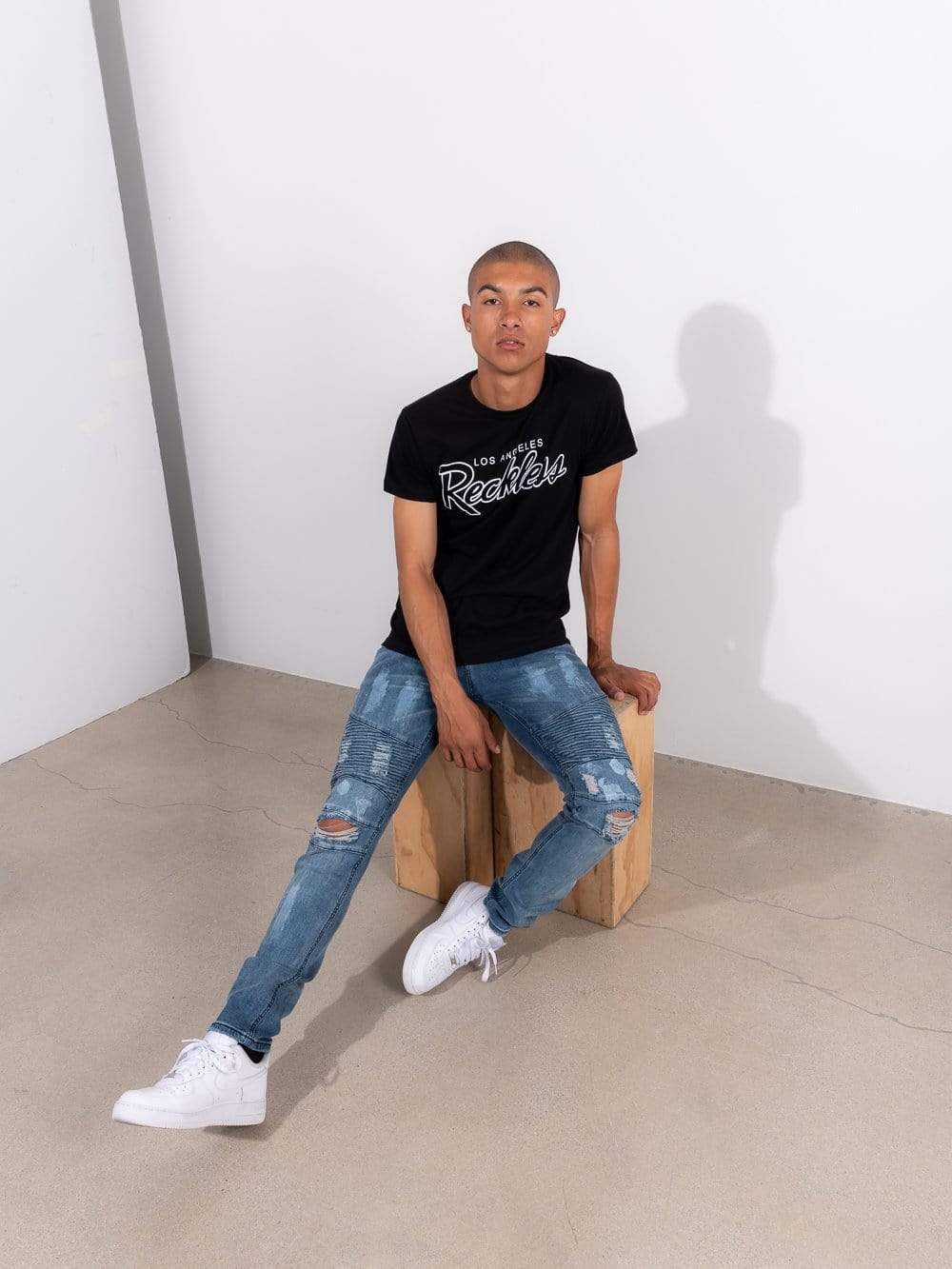 Camiseta OG Reckless Outline - Negra