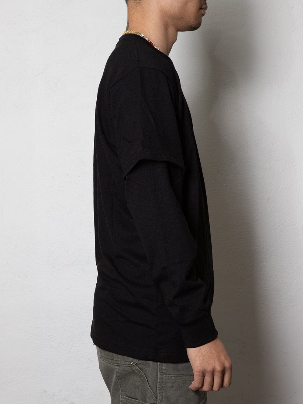 Camiseta de manga larga Reckless - Negra