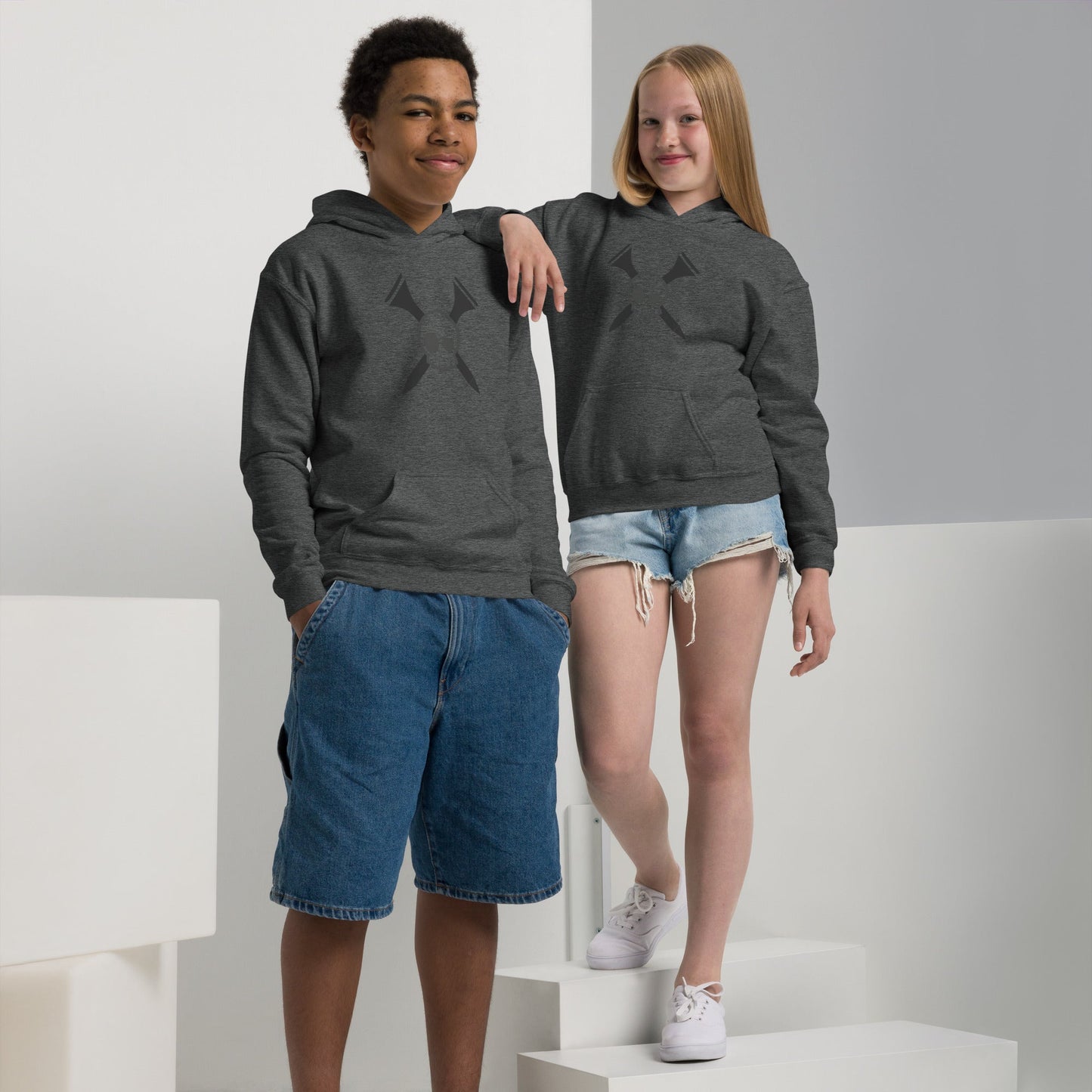 Tee-bone - Sudadera con capucha juvenil de mezcla pesada