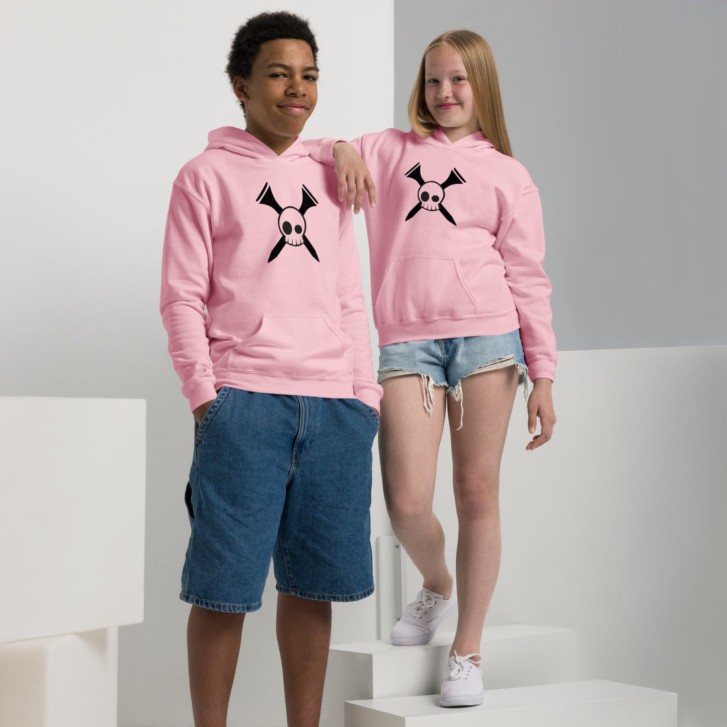 Tee-bone - Sudadera con capucha juvenil de mezcla pesada