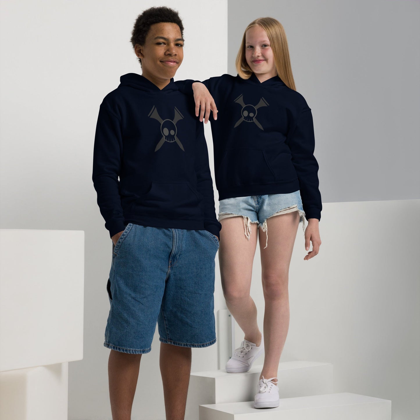 Tee-bone - Sudadera con capucha juvenil de mezcla pesada
