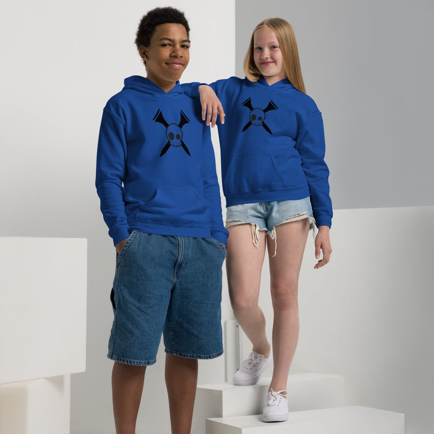 Tee-bone - Sudadera con capucha juvenil de mezcla pesada