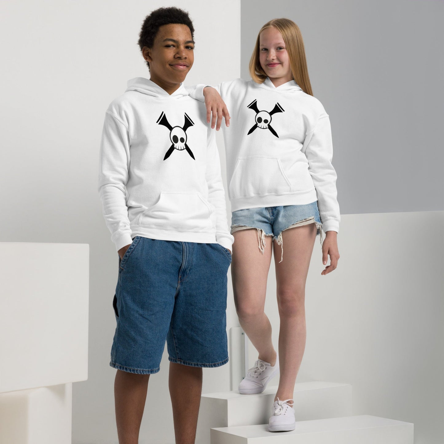 Tee-bone - Sudadera con capucha juvenil de mezcla pesada