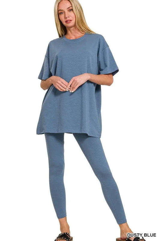 Conjunto de salón de algodón para mujer - Suave y cómodo - Pijama para mujer