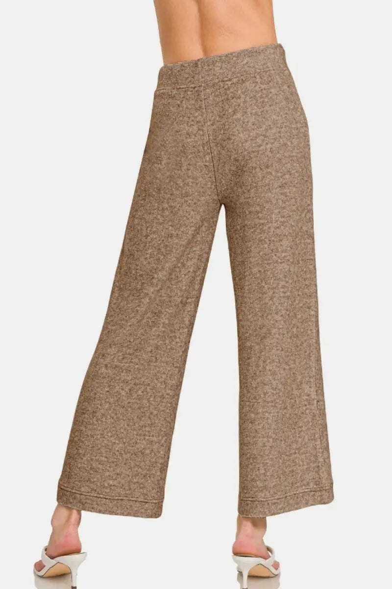Trendsi Hacci Cropped Pants Women's Casual Comfy Drawstring Bottoms