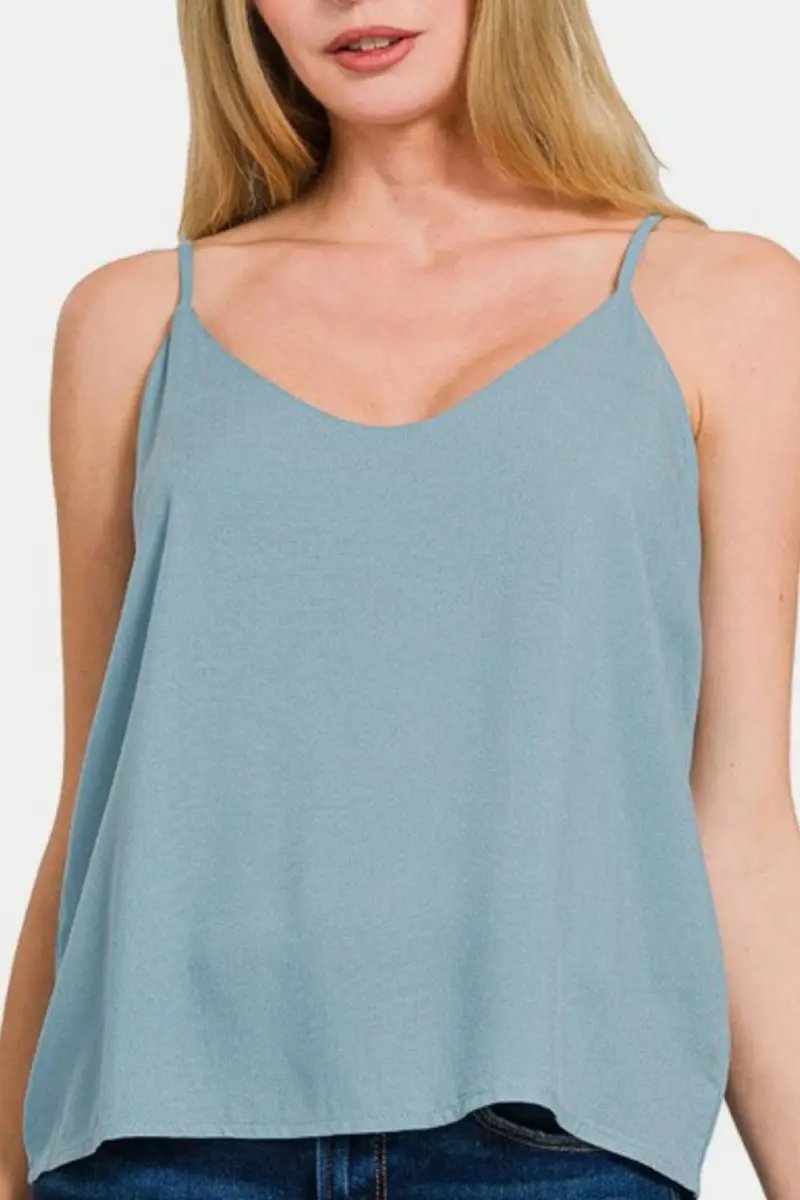Shorts Trendsi Zenana Layered Cami Women's Everyday Tank Top Soft & Comfy