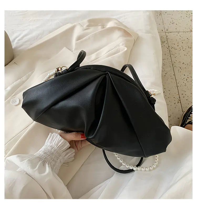 Trendy 2020 Women's Pleated Cloud Shoulder Bag